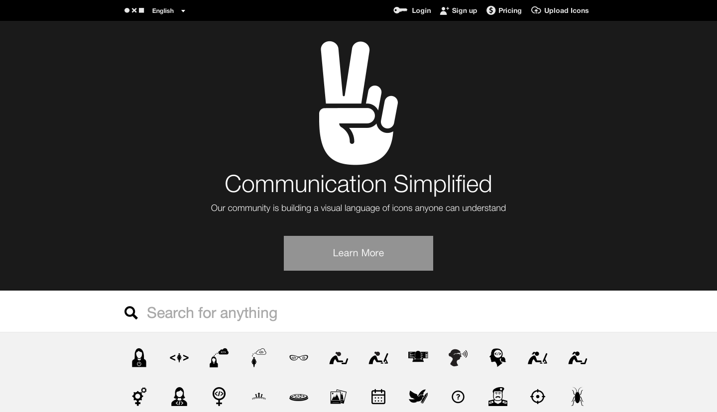The Noun Project, iconography, free icons, design sources, startup sources